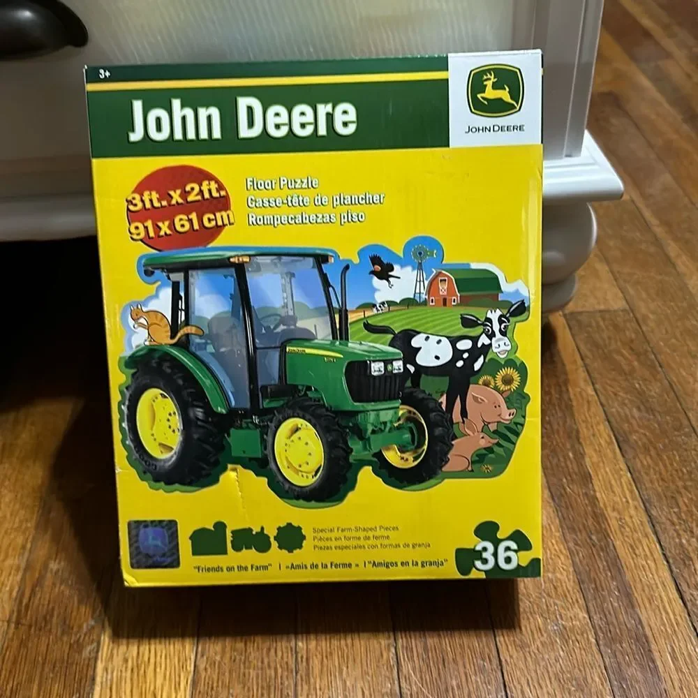 John Deere Kids “Friends on the Farm” Shaped Floor Puzzle, 36 Pieces